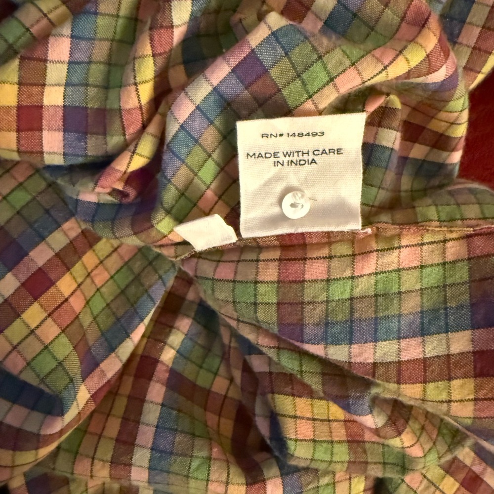 Doen Calder Dress in Rainbow Plaid - Picture 9 of 10